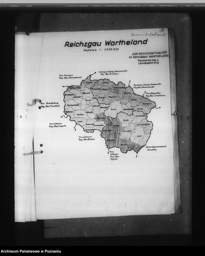 Obraz 20 z jednostki "Zasięg terytorialny urzędów i instytucji na terenie tak zwanego Kraju Warty"