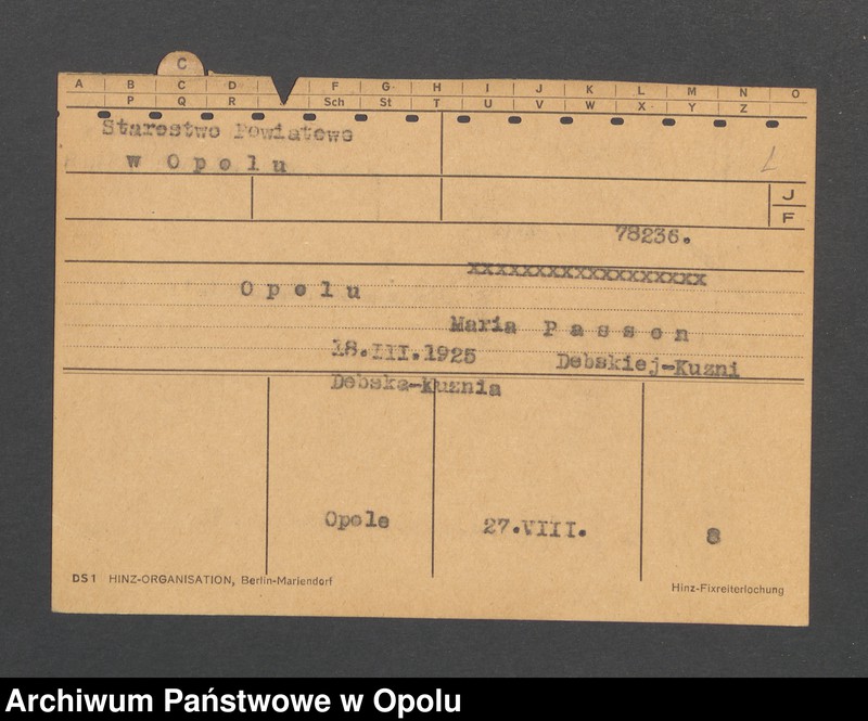 Obraz 4 z jednostki "[Widera, Gleiwitz]"