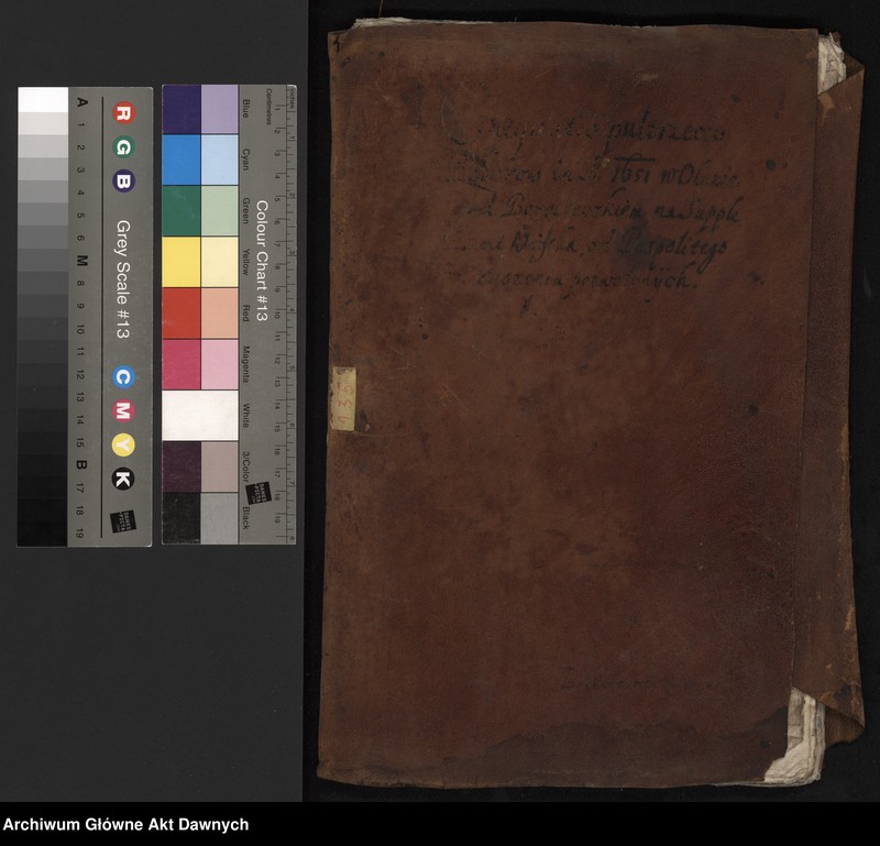 image.from.unit.number "Sumariusz poboru ("półtrzecia") uchwalonego pod Beresteczkiem, zatwierdzonego na sejmie w Brześciu Litewskim w 1653 r."