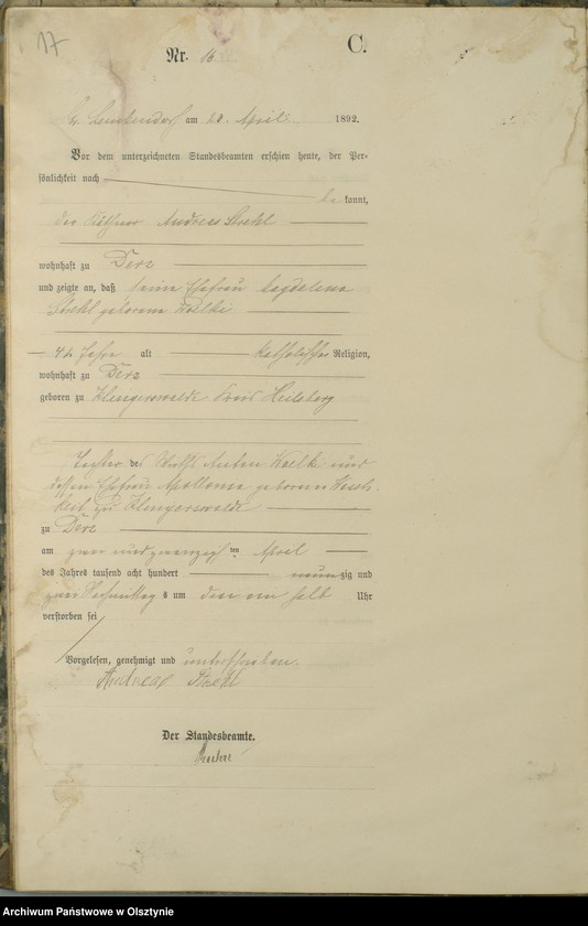 image.from.unit.number "Sterbe-Haupt-Register Nr 1 - 56"