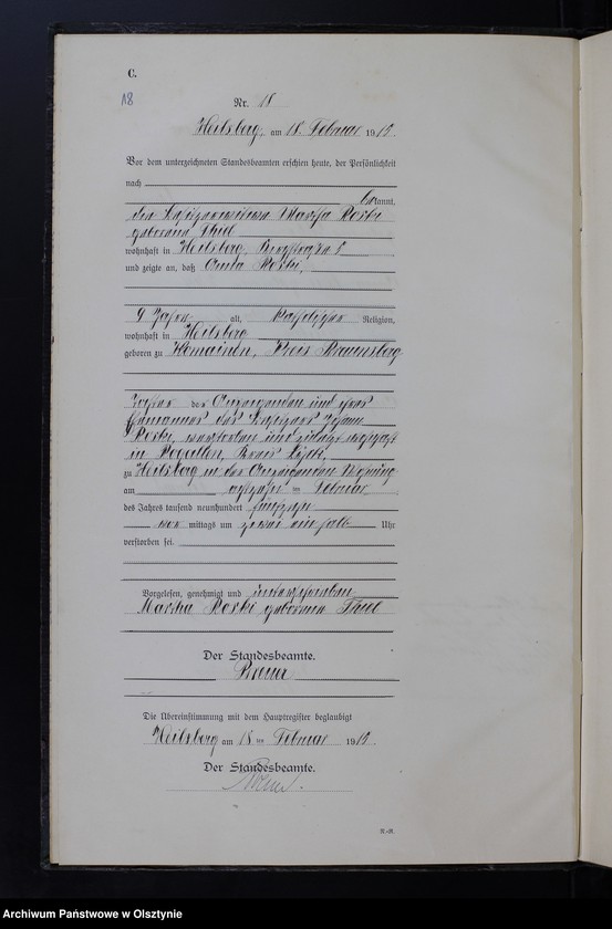 image.from.unit.number "Sterbe-Neben-Register Nr 1-238"