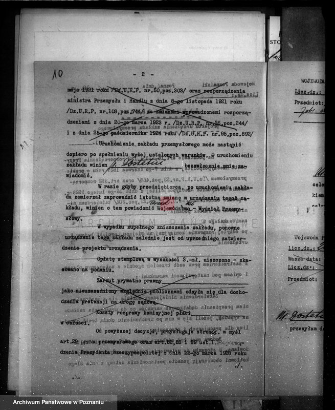 image.from.unit.number "Zatwierdzenie projektu zakładu przemysłowego /fabryki mebli/ nr 432 własność M. Dostatniego w Poznaniu"