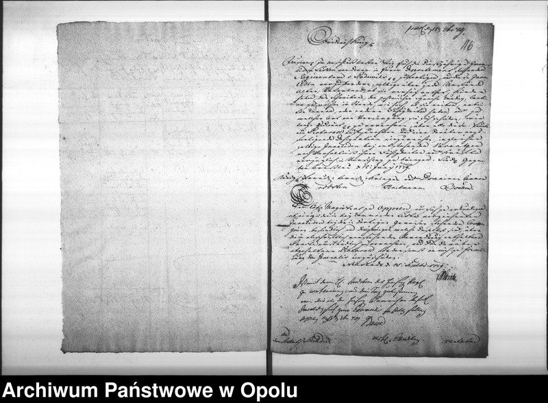Obraz 14 z jednostki "Acta des Magistrats zu Oppeln von Aufnahme der Invaliden, deren Versorgung und Gnaden Gehalt ingleichen den jährlichen Eingaben von 1769 bis Vol. I"