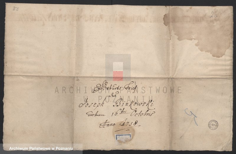 image.from.unit.number "Cech stolarzy w Lesznie - listy urodzenia"
