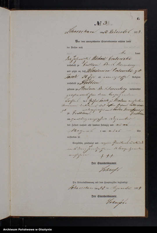 image.from.team "Urząd Stanu Cywilnego w Gulbi pow. iławski ( dawny pow. suski )"