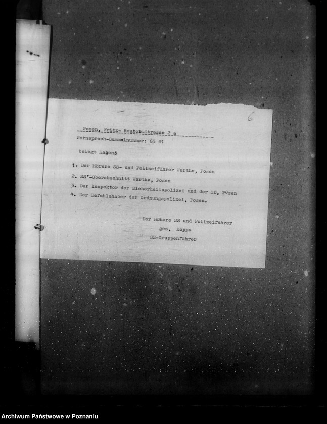 Obraz 11 z jednostki "Landratsämter, Landjahrlager, Kreisjägermeister (adresy)"