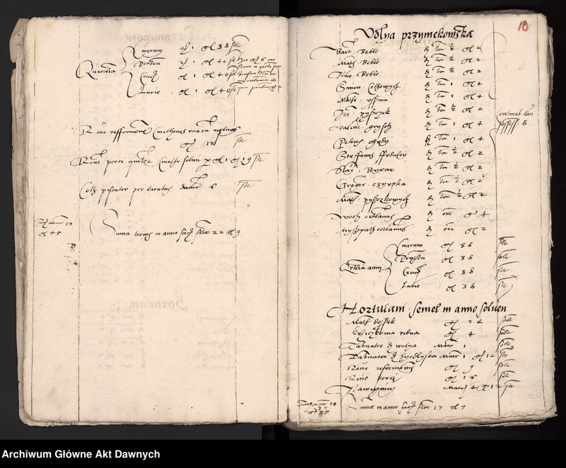 image.from.unit.number "[Rachunki, inwentarze, rejestry podymnego i poborowe woj. sandomierskiego i inowrocławskiego]."