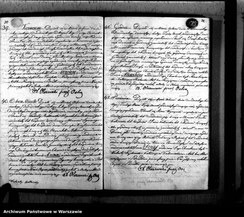 image.from.unit.number "Akta urodzeń, małżeństw i zgonów"