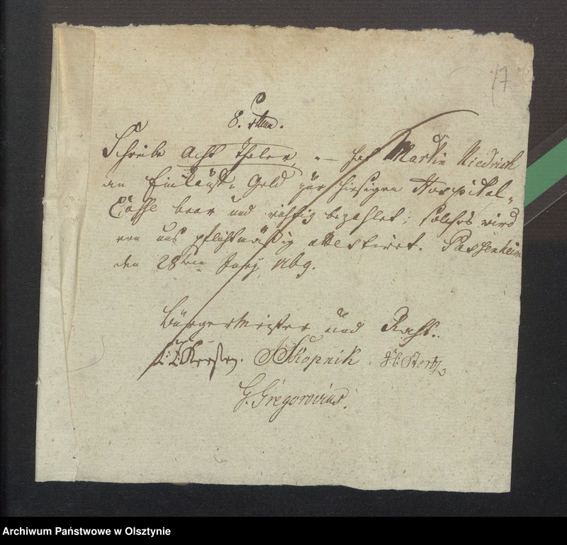 image.from.unit.number "Passenheimsche Hospital-Rechnung"