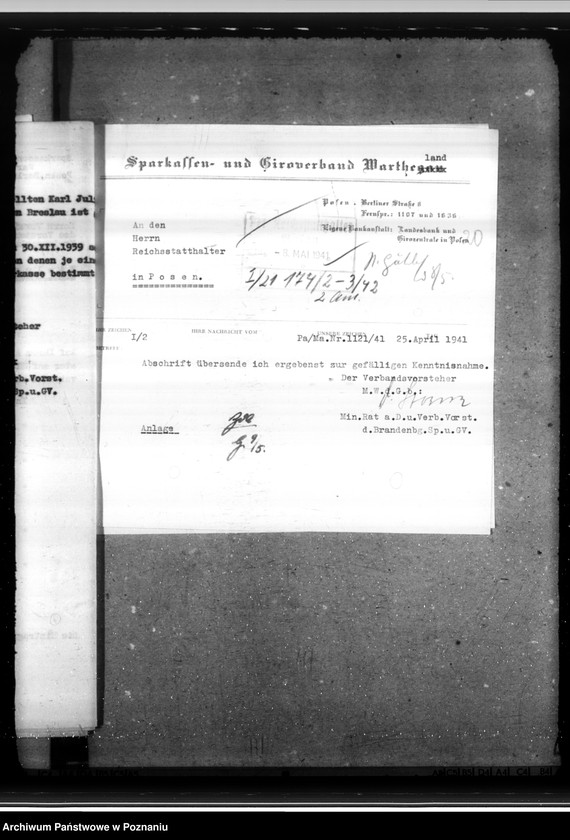 Obraz 20 z jednostki "Sparkassen und Giroverband Wartheland"