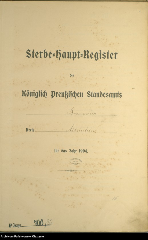 image.from.unit.number "Sterbe-Haupt-Register Nr 1 - 52"