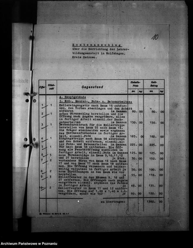 Obraz 14 z jednostki "Baupläne für Lehrerinnenbildungsanstalten"