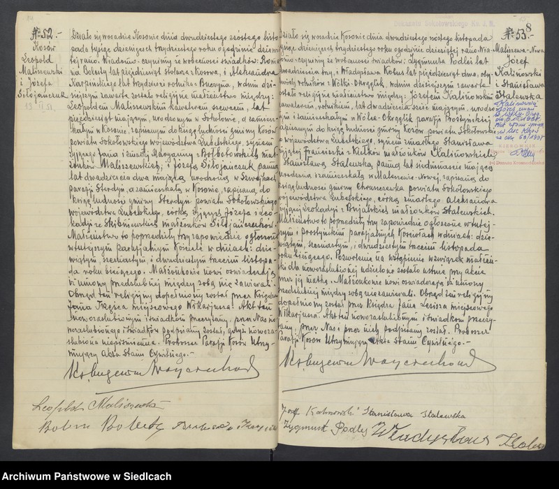 Obraz 11 z jednostki "Akta małżeństw - unikat [Wpisy zaczynają się od aktu nr 39 z dnia 15 października 1930 roku, zakończono na akcie nr 70 z dnia 16 października 1935 roku]"