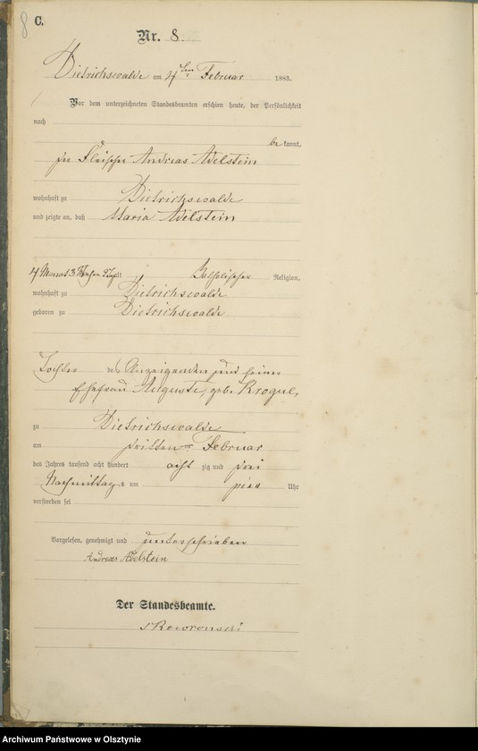 image.from.unit.number "Sterbe-Haupt-Register Nr 1 - 48"