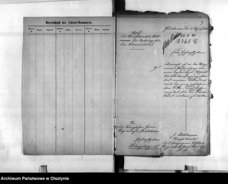 image.from.unit.number "Regierungs-Büreau-Diätar Bohlmann [Johann] den 1. August 1896 Regierungs-Sekretär den 10. März 1897 Regierungs-Hauptkassen Buchhalter"