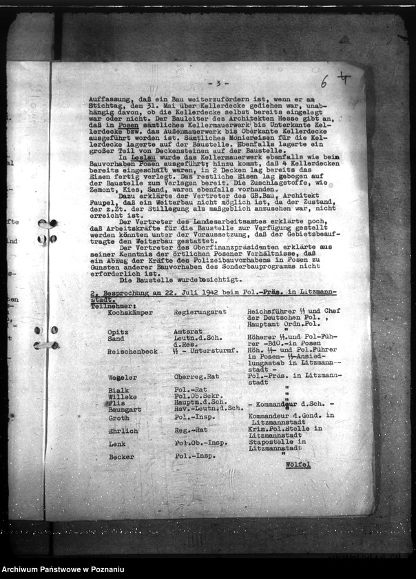 Obraz 10 z jednostki "Wohnungsfürsorge für Polizeiangehörige im Warthegau. Neubau: a) Erlasse, b) Schriftwechsel"