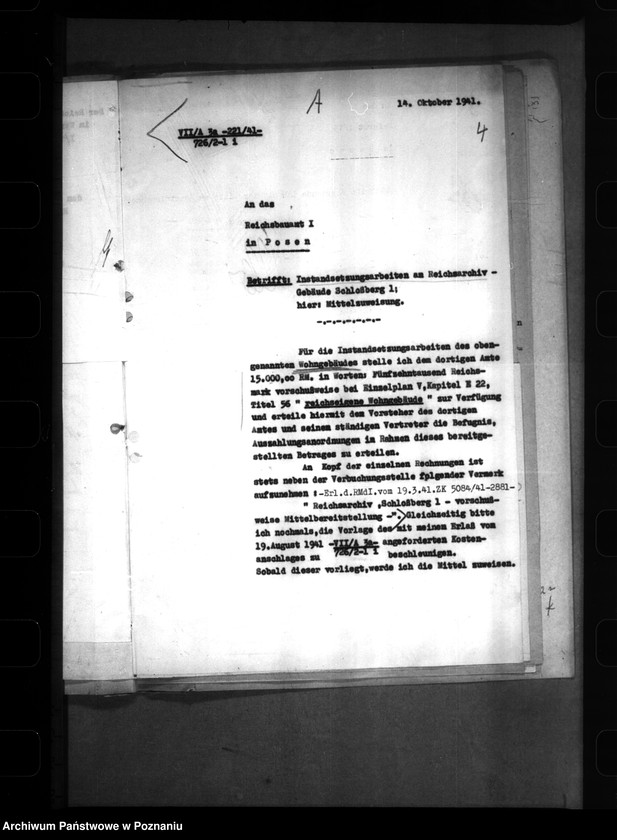 Obraz 8 z jednostki "Archivverwaltung"