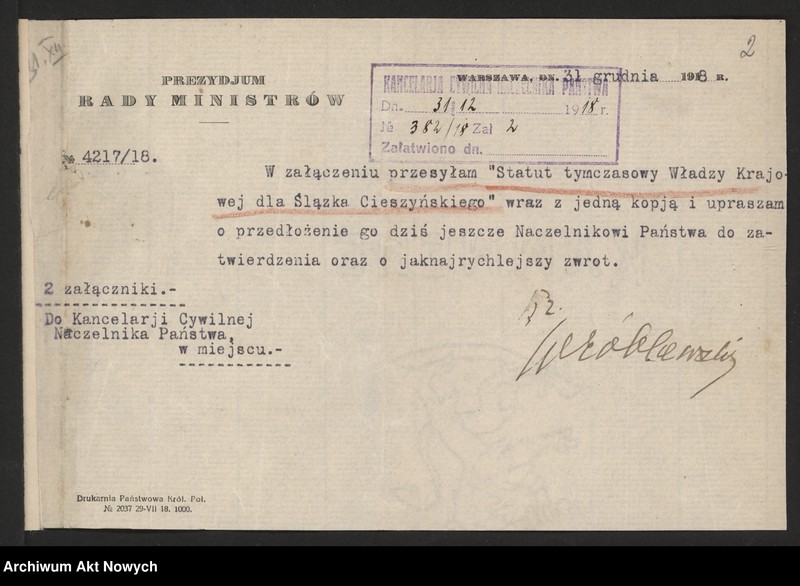 image.from.unit.number "Dekrety (wydawane przez Naczelnika Państwa), tom I"