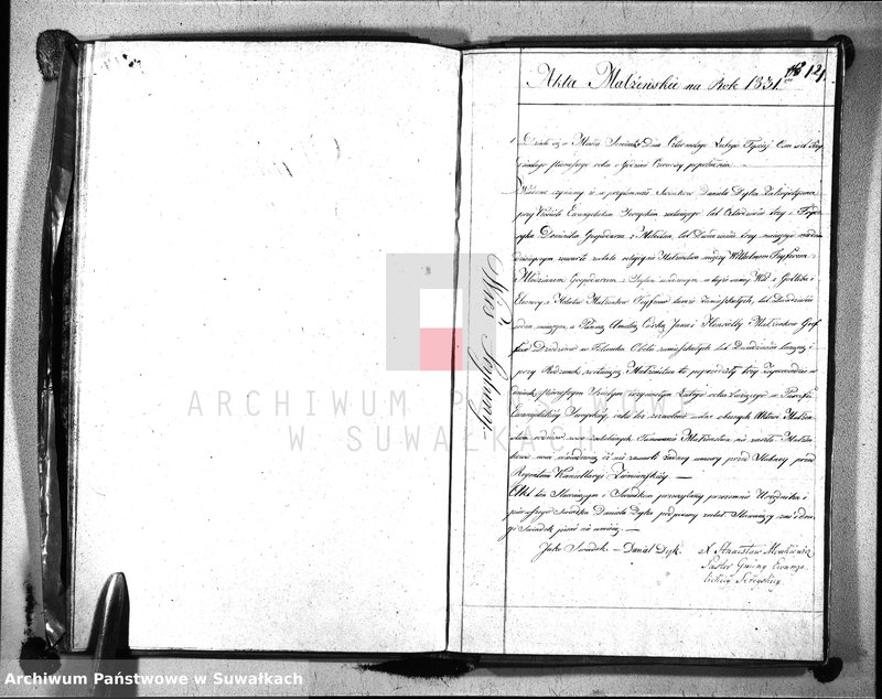 image.from.unit.number "Księga Duplicat Aktów Urodzonych, Zeszłych i Zaślubionych Proboszcza i Urzędnika Stanu Cywilnego Parafii Ewangelickiey Sereyskiey na Rok 1831-szy Sporządzony"