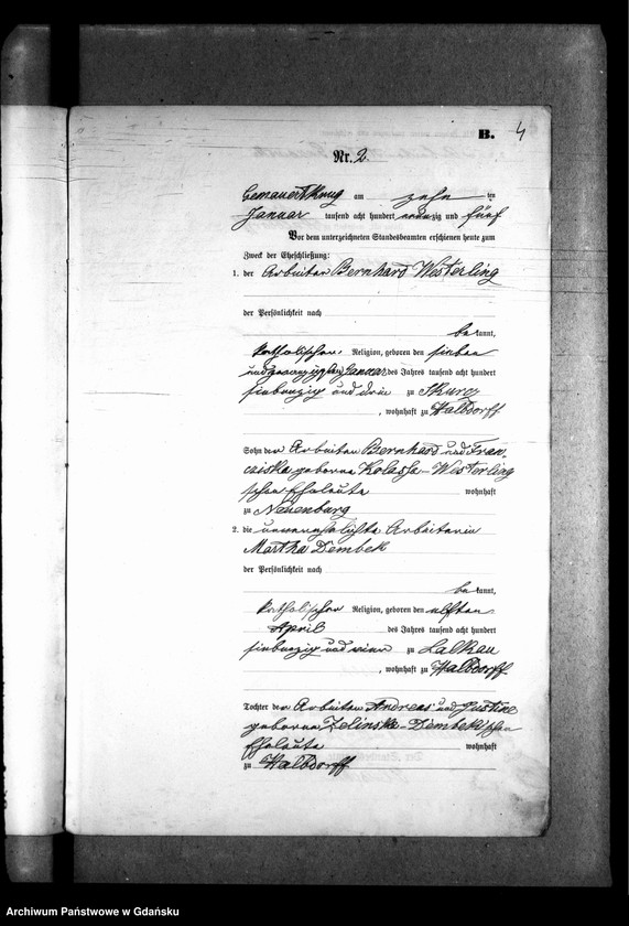 image.from.unit.number "Księga małżeństw"