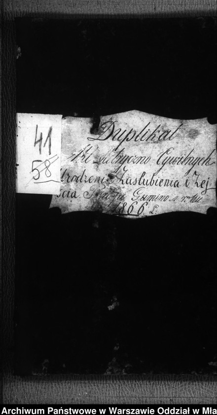 image.from.unit.number "Akta urodzeń, małżeństw, zgonów"