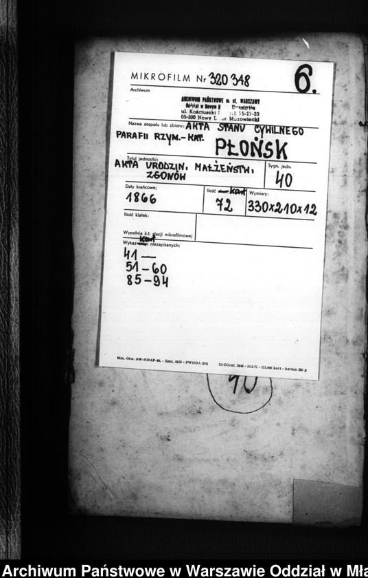 image.from.unit.number "Akta urodzeń, małżeństw, zgonów"