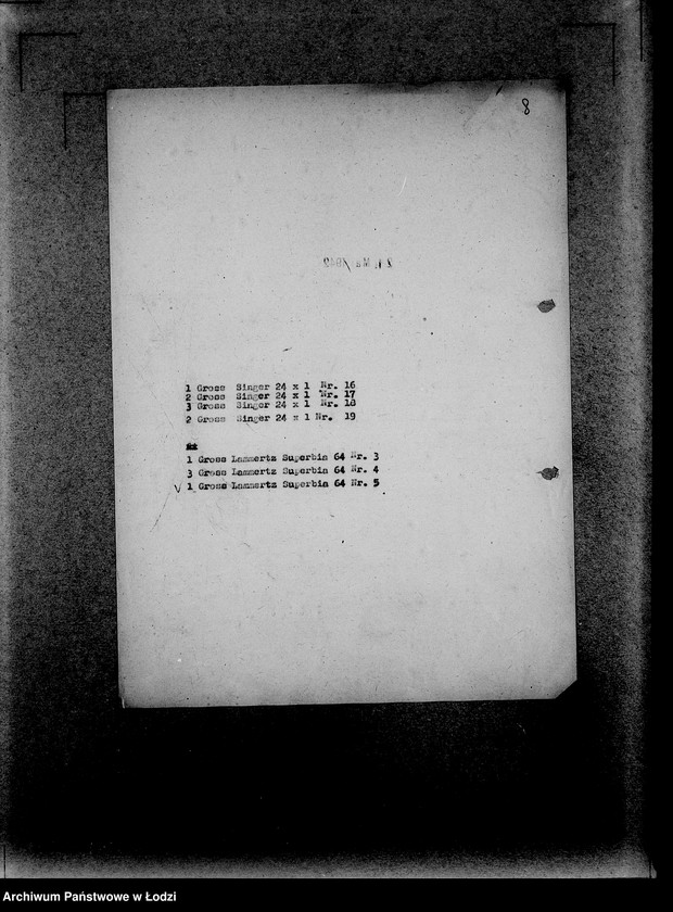 Obraz 12 z jednostki "306 Rucksack L-Z. [Korespondencja, zamówienia i kalkulacje]"