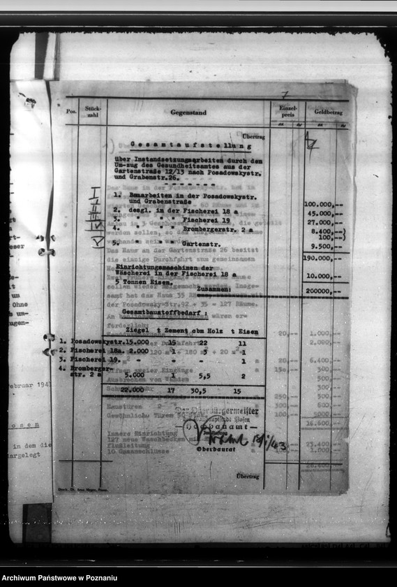 Obraz 11 z jednostki "Ulokowanie Gesundheitsamtu w Poznaniu"