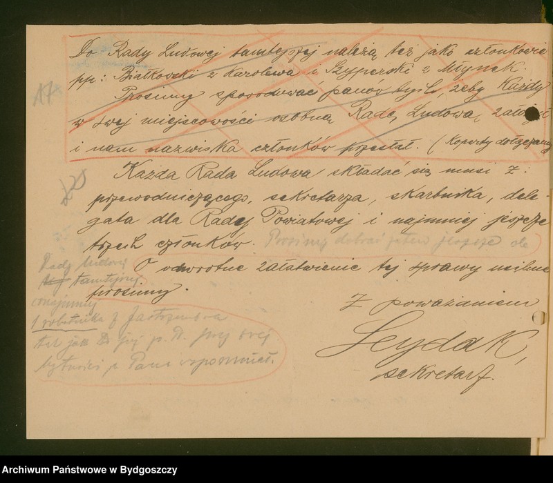 image.from.unit.number "[Rada Ludowa na powiat złotowski - część wschodnia] Wiece i zebrania. Założenie Rad Ludowych"