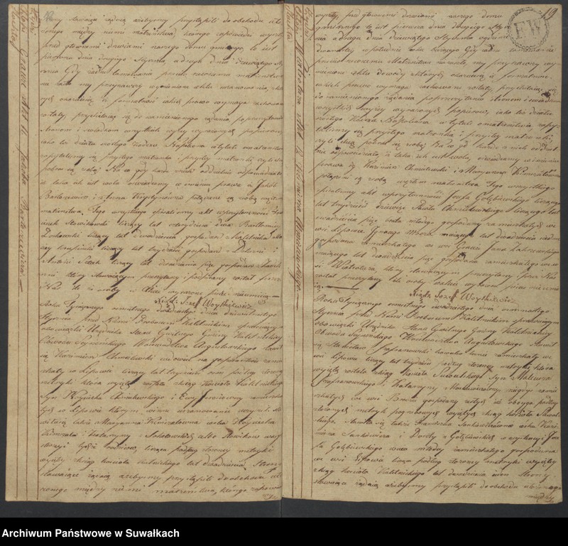 image.from.unit.number "Akta Ślubów Urzędnika Stanu Cywilnego Gminy Kaletnickiey, od dnia 1-go Stycznia do dnia ostatniego Grudnia 1820 roku."