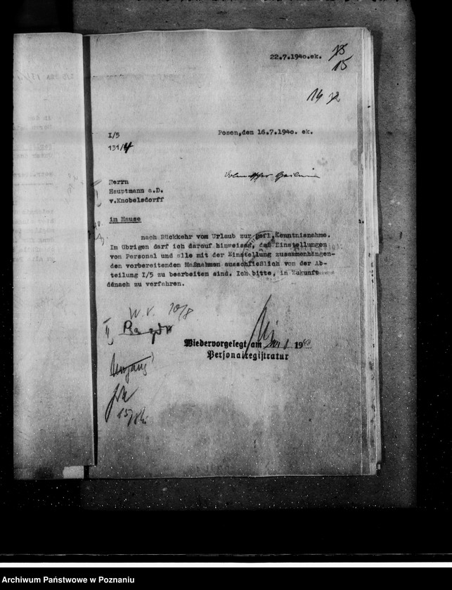 Obraz 18 z jednostki "Angestellten der Zentralstelle "Deutsche Volksliste" Posen"