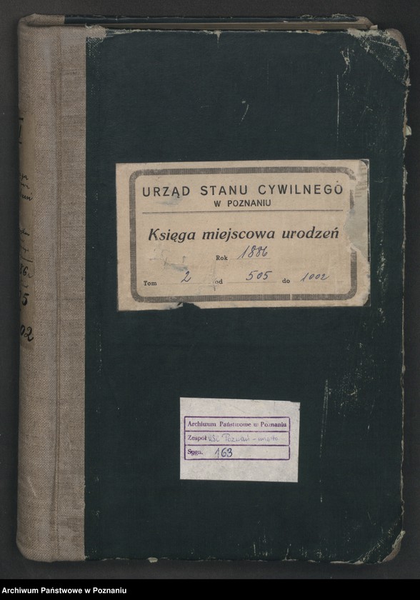 Obraz 2 z jednostki "Księga urodzeń t. II"
