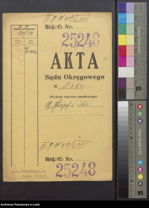 Obraz 2 z jednostki "Herszlik Knopf, Saul Wołkowicz- przędzalnia zgrzebna i wigoniowa"