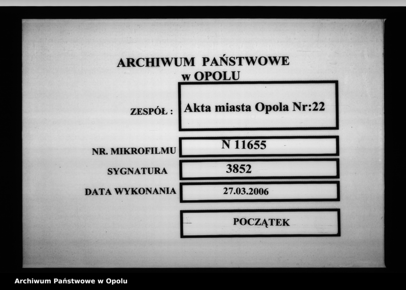 Obraz 1 z jednostki "Acta des Magistrats zu Oppeln von Verpachtung der Stadt Mauthe Vol. V de anno 1830 bis Ende Juny 1839"