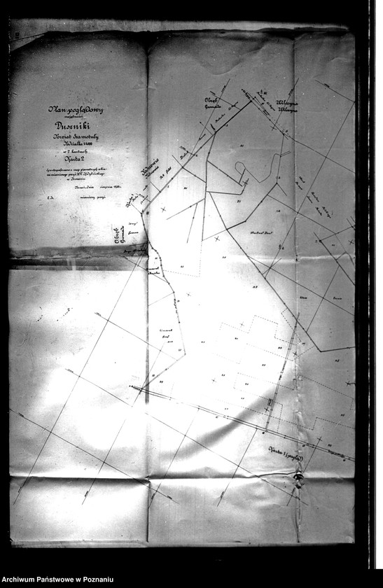 image.from.unit.number "/Plany poglądowe majętności Duszniki powiatu szamotulskiego/ Skala 1:4001"