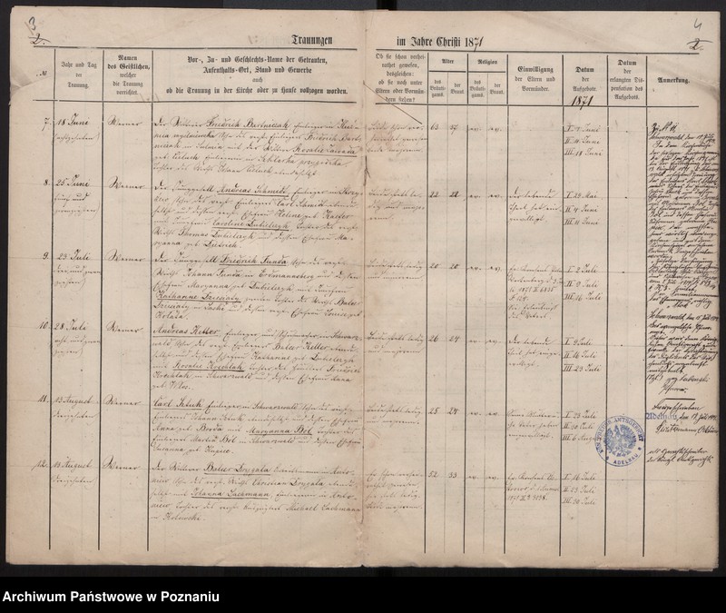 image.from.unit.number "Duplikat der Kirchenbücher der Trauungen"