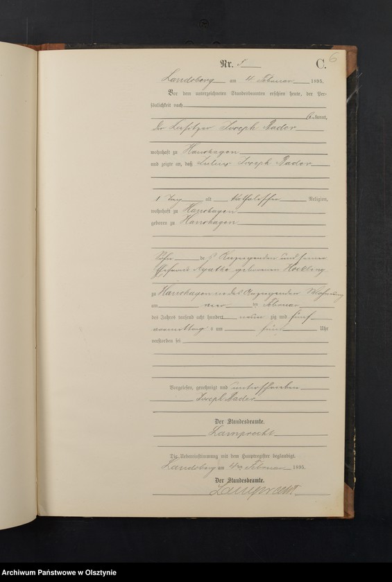 image.from.unit.number "Sterbe-Neben-Register Nr 1 - 29"