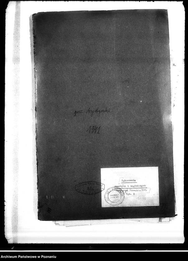 Obraz 4 z jednostki "Zgłoszenia zmarłych i zaginionych miejscowych Niemców w 1939 roku - powiat bydgoski"