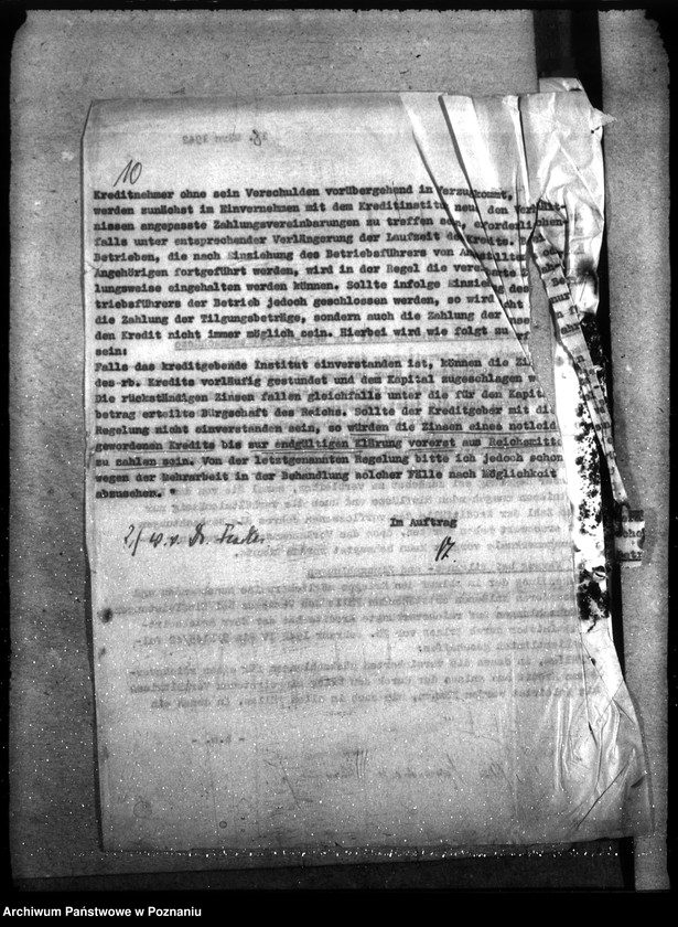 Obraz 14 z jednostki "Erweiterung der Zuständigkeit der Bezirkskreditausschässe. Verzug bei Tilgungs - und Zinszahlungen"