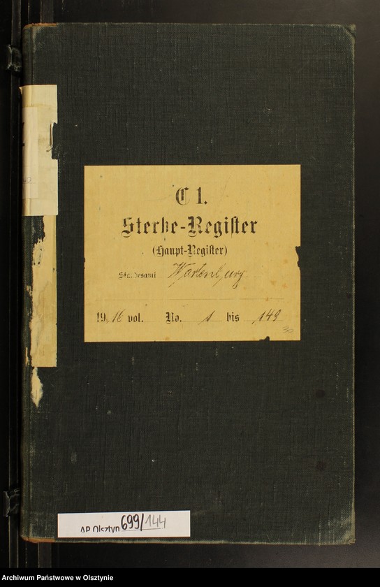 image.from.unit.number "Sterbe-Haupt-Register Nr 1 - 149"