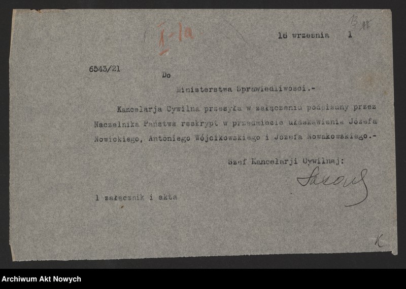 image.from.unit.number "Ułaskawienia z b. Kongresówki - uwzględnione, dotyczące: zabójstw, napadów, oporu wobec urzędnika, kradzieży, łapówkarstwa, defraudacji leśnej, tajnego gorzelnictwa."