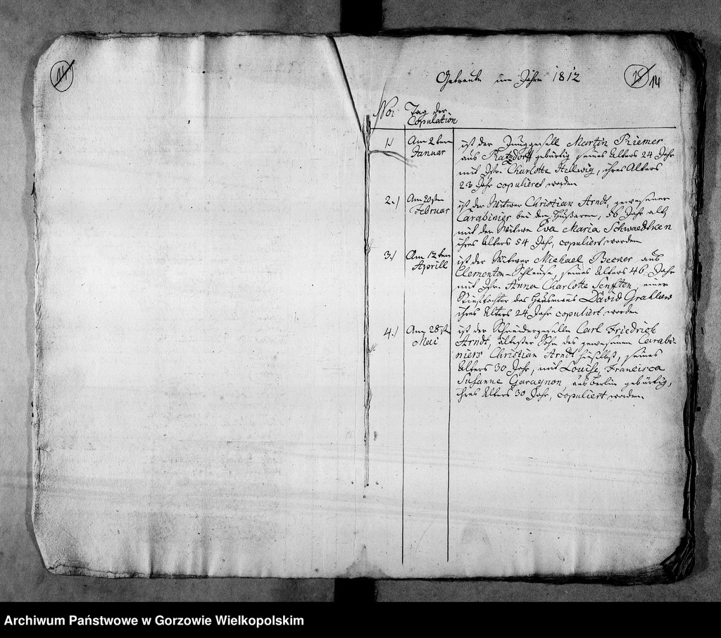 image.from.unit.number "Duplikate der Kirchenbücher von der Parochie Stennewitz: Dühringshof (Bogdaniec), Friedrichsberg (Motylewo), Gennin (Jenin)"