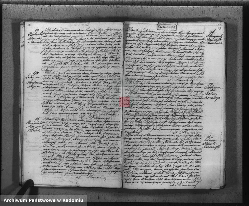 image.from.unit.number "Duplikat aktów religijno cywilnych urodzenia, małżeństw i zejścia w parafii Głowaczów 1858 r."