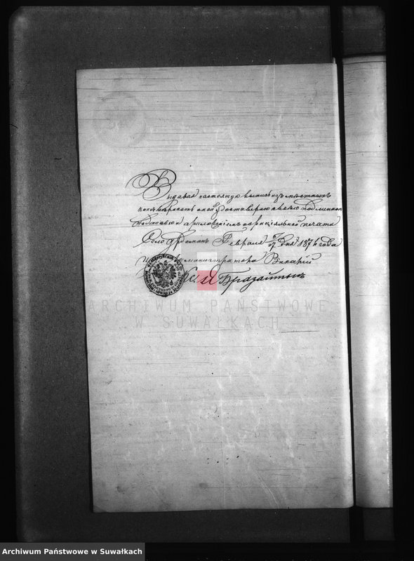 image.from.unit.number "Dokumenty k Aktam Brakočetanija Pruskago Prichoda za 1876 god."