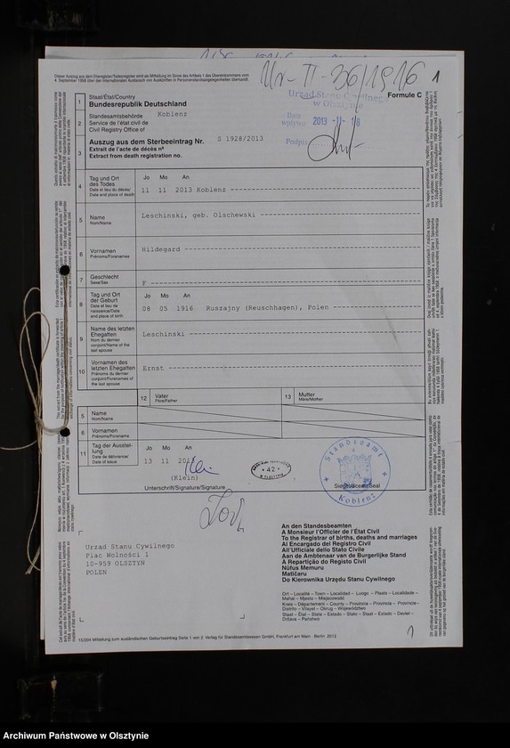 image.from.unit.number "Akta zbiorowe urodzeń z 1916 roku"