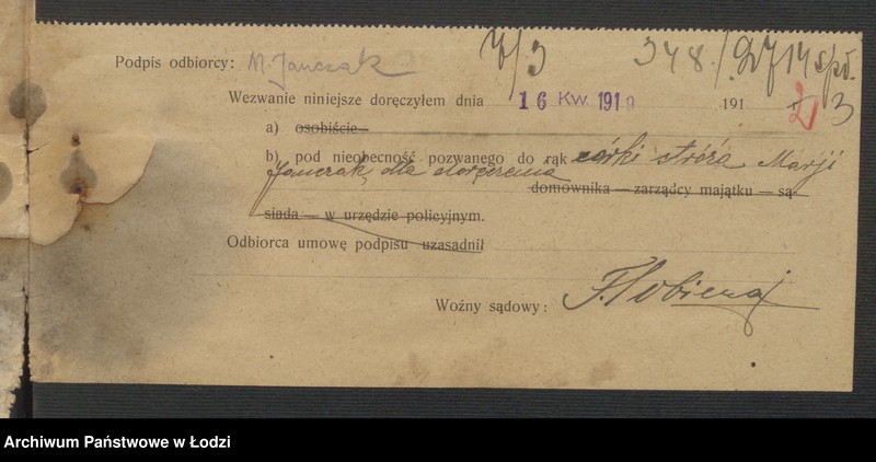 Obraz 5 z jednostki "Józef Perlberg - sprzedaż towarów manufakturowych i chustek"