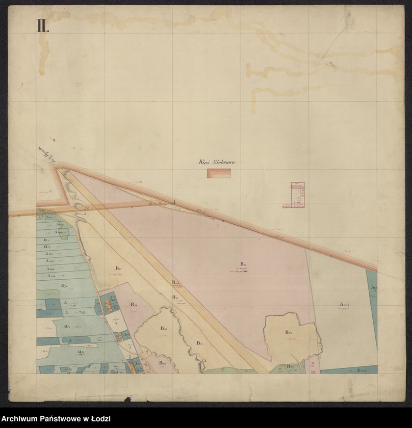 Obraz 3 z jednostki "Pierworys pomiaru territorium Miasta Tomaszowa Mazowieckiego z przyległymi gruntami i lasami do dóbr Tomaszowa należącymi ..."
