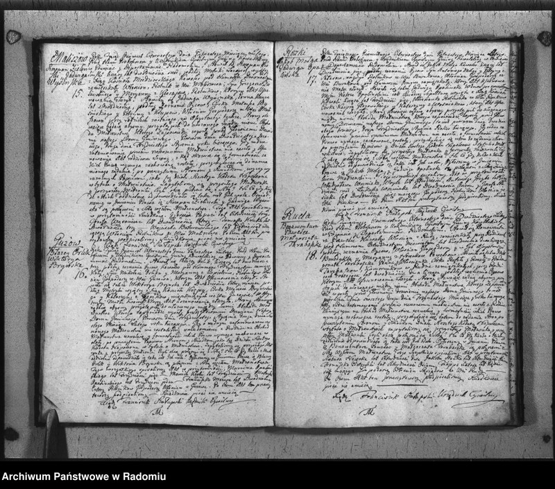 image.from.unit.number "Akta Stanu cywilnego Parafij Kowala Stępocina Zameijscia, Urodzenia i Zeyścia na rok 1814 Zdziałano i Parafowano"