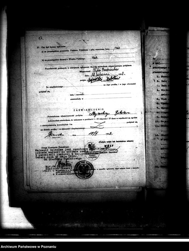 Obraz 16 z jednostki "Operat szacunkowy majątku Twierdzyń powiatu mogileńskiego"