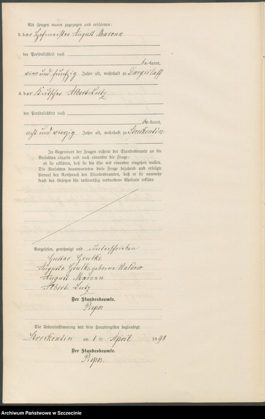 Obraz 9 z jednostki "Heiraths-Register (Neben-Register)"